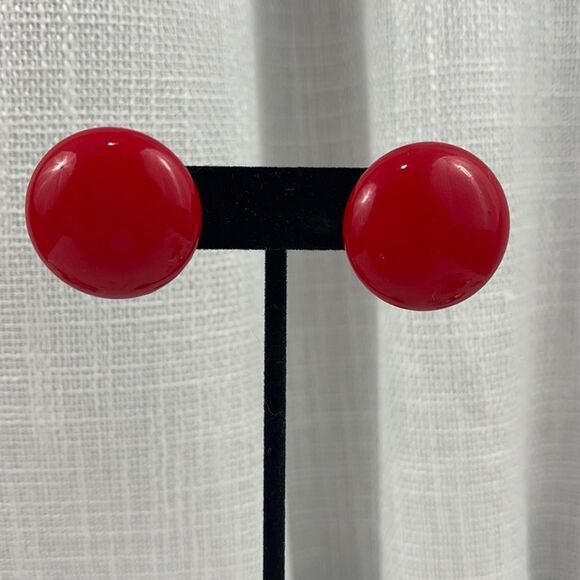 Vintage button earrings - Picture 1 of 4